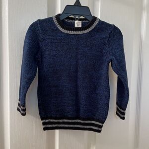 Crewcuts J Crew Crewneck Pullover Sweater Blue Cotton Boys Size 3